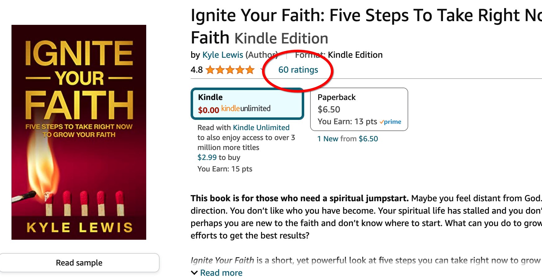 Ignite your faith 60 reviews